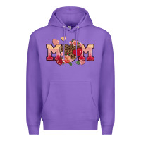 Purple Valentine's day mom Mother's Day Premium Hoodie - FaDigitalArtStudio