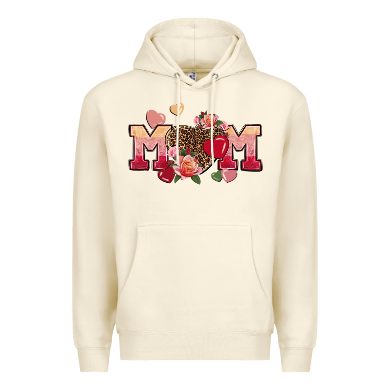 Valentine's Day Mom Mother's Day Premium Hoodie by FaDigitalArtStudio | Teevron