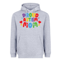 Heather Grey LIL Autism Mom Heavyweight Hoodie - CowhideDigitalArt