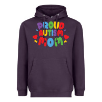 Plum LIL Autism Mom Heavyweight Hoodie - CowhideDigitalArt