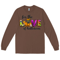 Chestnut For the love of Halloween Long Sleeve Tee - NancyCooperArtShop