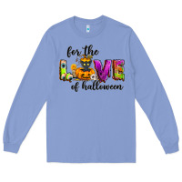 Colony Blue For the love of Halloween Long Sleeve Tee - NancyCooperArtShop