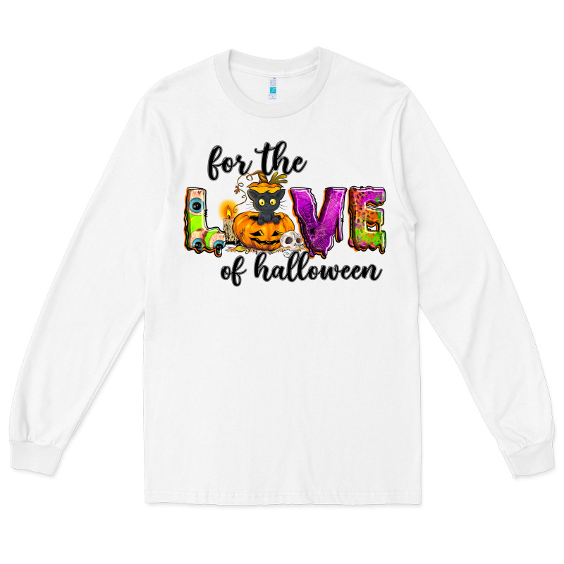 For The Love Of Halloween Long Sleeve Tee by NancyCooperArtShop | Teevron