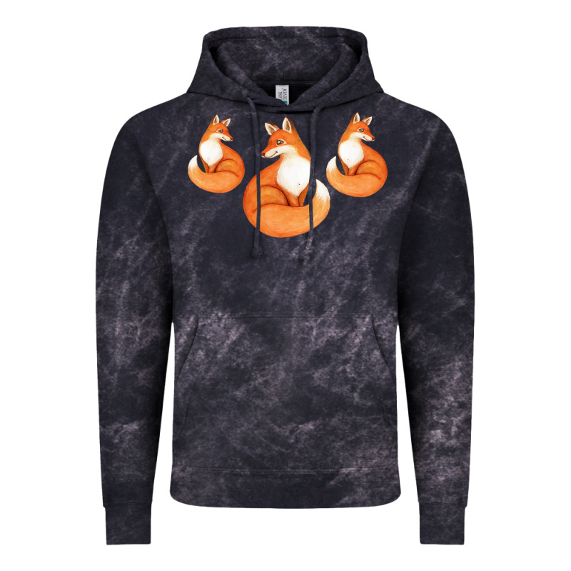 Three Little Foxes In Fox Family I Gift Vintage Hoodie by Bettercallsaul | Teevron