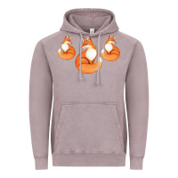 Vintage Zinc Three Little Foxes IN Fox Family I Gift Vintage Hoodie - Bettercallsaul