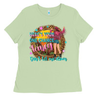 Matcha heres your one chance fancy Ladies Tee - NancyCooperArtShop