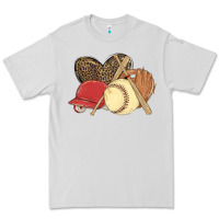 Dove Grey softball Premium Tee - MaliasSmallBusiness