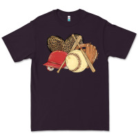 Plum softball Premium Tee - MaliasSmallBusiness