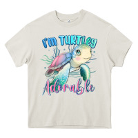 Cream im turtley adorable turtle Heavy Core Tee - MaliasSmallBusiness