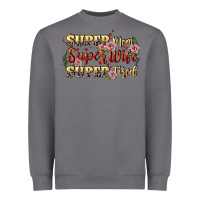 Storm Super mom super wife super tired Heavyweight Sweatshirt - CowGirlArtShop