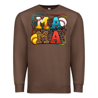 Chestnut Leopard Softball And Baseball Mama Mother's Day Premium Sweatshirt - LillyAllenDesigns