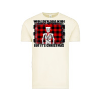 When You Re Dead Inside But It Christmas Skeleton Vintage Tee | Teevron