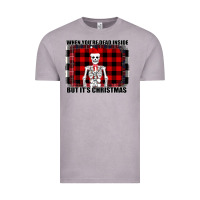 Vintage Zinc When You re Dead Inside But It Christmas Skeleton Vintage Tee - Bettercallsaul