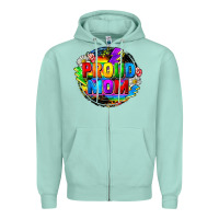 Proud Mom Lgbtq+ Mother's Day Zipper Hoodie | Teevron