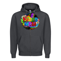 Smoke Proud mom LGBTQ+ Mother's Day Zipper Hoodie - FaDigitalArtStudio
