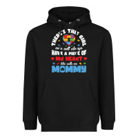 Black lil autism mom Heavyweight Hoodie - CowhideDigitalArt