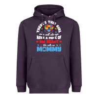 Plum lil autism mom Heavyweight Hoodie - CowhideDigitalArt