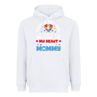 White lil autism mom Heavyweight Hoodie - CowhideDigitalArt
