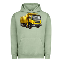 Pigment Oil Green dump truck Urban Hoodie - Artiststas