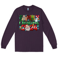 Plum family christmas 2024 Long Sleeve Tee - texasbilliewilder