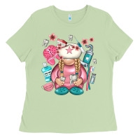 Matcha dentist gnome Ladies Tee - NancyCooperArtShop