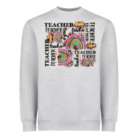 Heather Grey teacher tumbler Heavyweight Sweatshirt - CowGirlArtShop