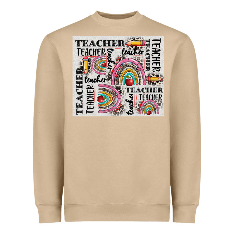 Teacher Tumbler Heavyweight Sweatshirt by CowGirlArtShop | Teevron