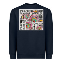 Navy teacher tumbler Heavyweight Sweatshirt - CowGirlArtShop
