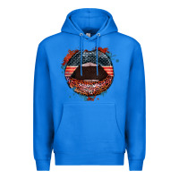 True Royal American flag lips 4th of july Premium Hoodie - FaDigitalArtStudio