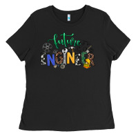 Black future engineer Ladies Tee - NancyCooperArtShop