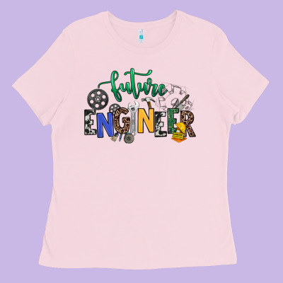 Future Engineer Ladies Tee Designed By Nancycooperartshop