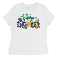 White future engineer Ladies Tee - NancyCooperArtShop