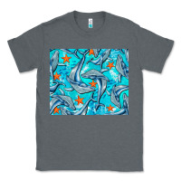 Charcoal Heather humpback whale mousepad Classic Tee - BarkalooDesign