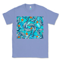 Colony Blue humpback whale mousepad Classic Tee - BarkalooDesign
