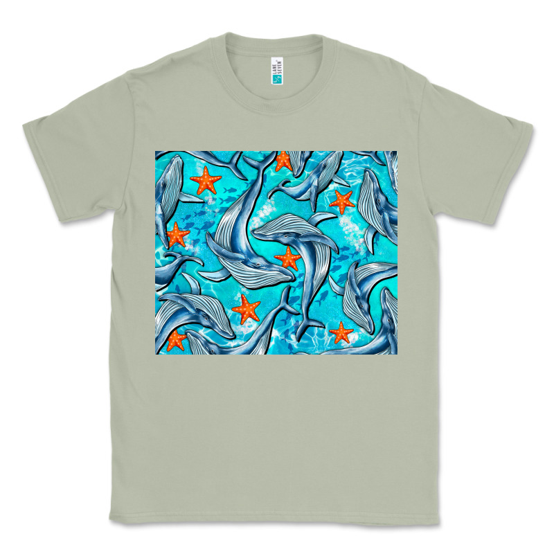 Humpback Whale Mousepad Classic Tee by BarkalooDesign | Teevron