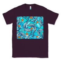 Plum humpback whale mousepad Classic Tee - BarkalooDesign