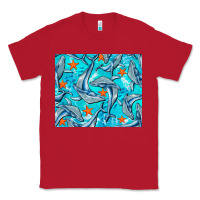 Red humpback whale mousepad Classic Tee - BarkalooDesign
