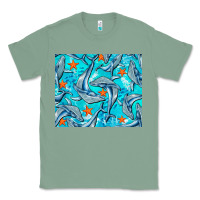 Sage humpback whale mousepad Classic Tee - BarkalooDesign