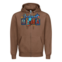 Chestnut American mama 4th of july Zipper Hoodie - FaDigitalArtStudio