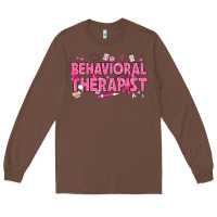 Chestnut Breast Cancer behavioral therapist Long Sleeve Tee - texasbilliewilder