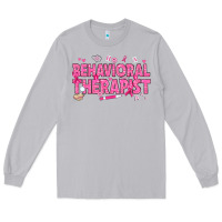 Moon Dust Breast Cancer behavioral therapist Long Sleeve Tee - texasbilliewilder