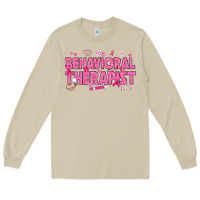 Mushroom Breast Cancer behavioral therapist Long Sleeve Tee - texasbilliewilder