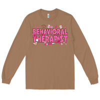 Toasted Coconut Breast Cancer behavioral therapist Long Sleeve Tee - texasbilliewilder
