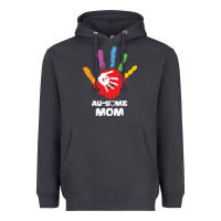 Smoke LIL Autism Mom Heavyweight Hoodie - CowhideDigitalArt