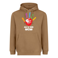 Toasted Coconut LIL Autism Mom Heavyweight Hoodie - CowhideDigitalArt