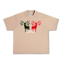 Burro Merry Christmas Reindeer Urban Heavy Tee - Bettercallsaul