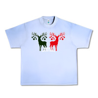 Grape Ice Merry Christmas Reindeer Urban Heavy Tee - Bettercallsaul