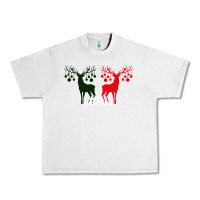 Lunar Rock Merry Christmas Reindeer Urban Heavy Tee - Bettercallsaul