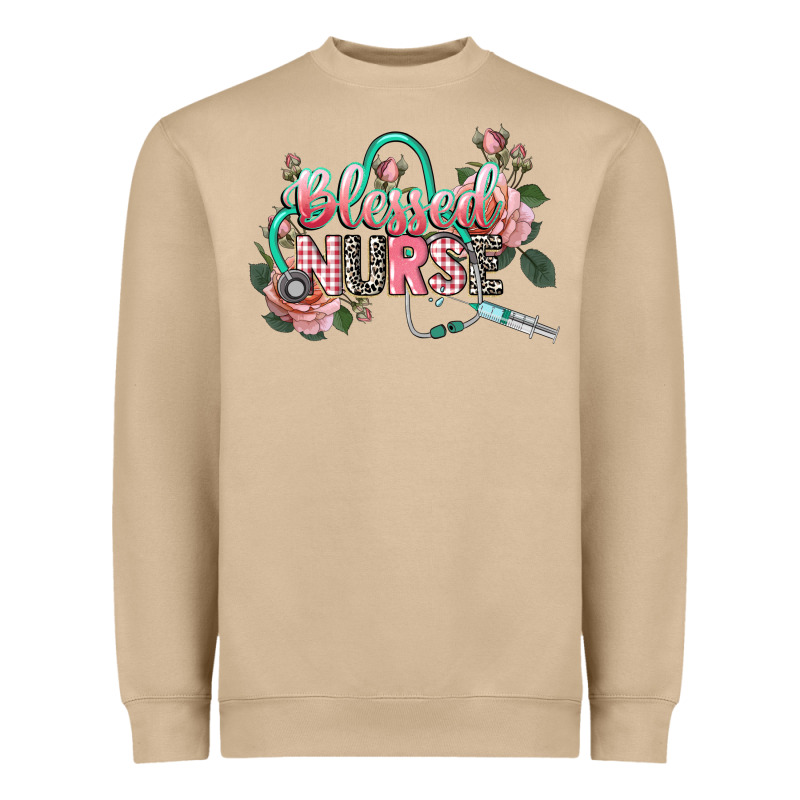 Blessed Nurse Heavyweight Sweatshirt by CowGirlArtShop | Teevron