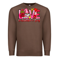 Chestnut Love Valentines Day Gnome Premium Sweatshirt - CowhideDigitalArt